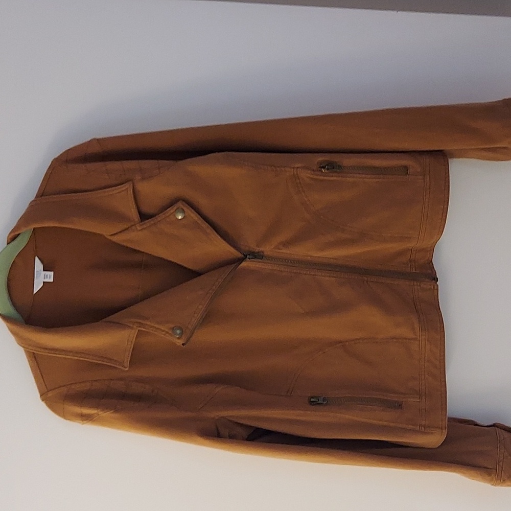 Camel/Tan Moto Jacket (Fits Like 18W-20W) - Picture 11 of 11